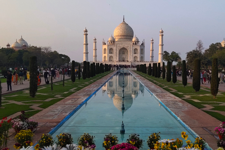 Depuis Delhi : visite du Taj Mahal, du fort d'Agra et de Baby Taj en voiture