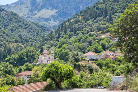 Segredos do oeste de Creta e excursão particular a Rethymno saindo de ChaniaVeículo Premium com 3 assentos