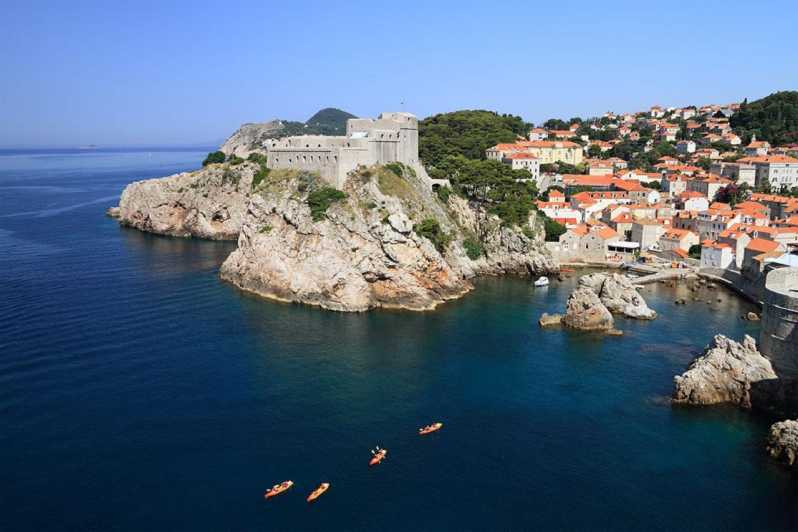 Dubrovnik : Excursion matinale en kayak et plongée avec tuba avec collation