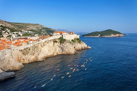 Escapade matinale de Dubrovnik en kayak et plongée avec masque et tuba avec collation