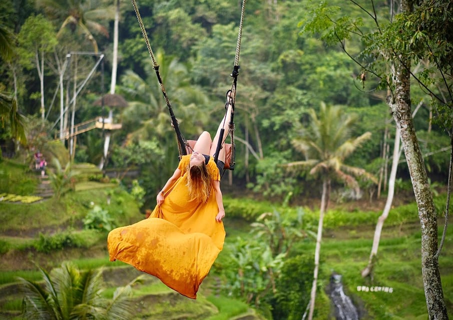 Ubud Jungle Club, Waterfall, Market, and Tanah Lot Tour GetYourGuide