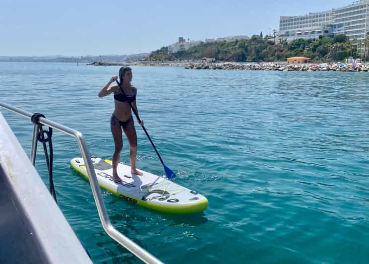 Málaga Boat Tour w/ Snorkeling, Water Activities and Lunch GetYourGuide