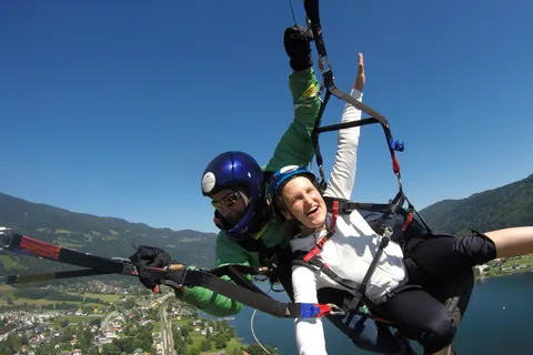 Villach/Ossiachersee: Paragliding "Action" Tandemflug