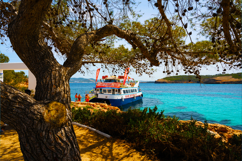 Ibiza: Strand-Hopping-Bootsfahrt mit Paddleboard, Essen und GetränkenIbiza: Strände-Bootsfahrt mit Paddleboard, Snacks & Drinks