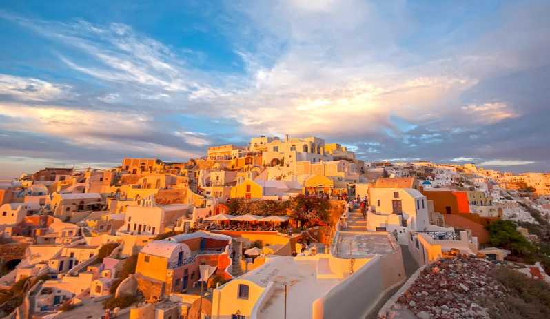 Santorini: Guided Island Day Trip with Beach Visit