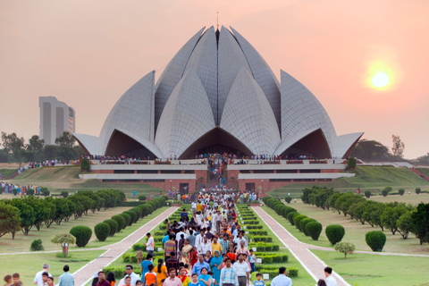 Au départ de Delhi : visite privée d'une journée de la vieille ville et de New Delhi