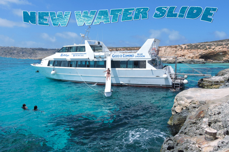 Vanuit Sliema: cruise naar Comino, Crystal Lagoon en Blue Lagoon