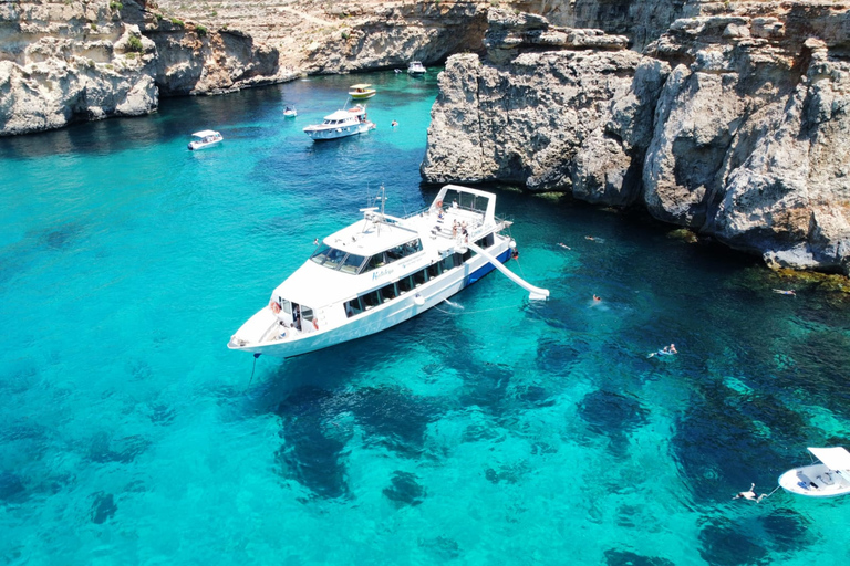 Ab Sliema: Comino, Kristall-Lagune und Blaue-Lagune-Kreuzfahrt