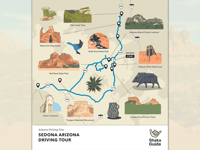 Sedona, Tour de conducción autoguiado con la aplicación GPS Audio Guide - Hizvo