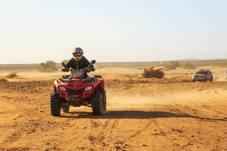 Marrakech Palmeraie: tour in quad con pausa tèMarrakech: tour in quad nel deserto e nella Palmeraie con trasferimento