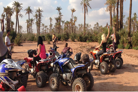 Marrakech Palmeraie: tour in quad con pausa tèMarrakech: tour in quad nel deserto e nella Palmeraie con trasferimento