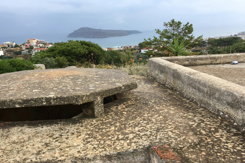 Tour particular pela Batalha de Creta em Chania: História militar da Segunda Guerra MundialTour da Batalha de Creta: 2ª Guerra Mundial e arqueologia do campo de batalha