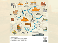 La Sal Mountain Loop, Scenic Auto-Conducción de App Tour - Hizvo