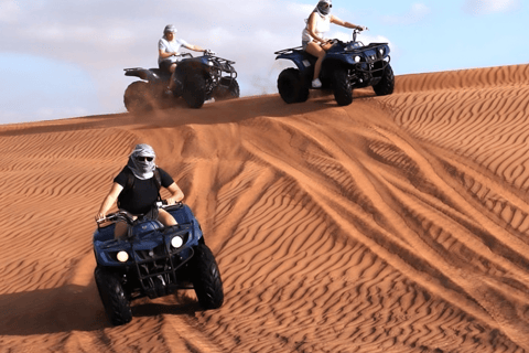 Doha: Ökensafari Ökensafari med ATV, sandboarding och dune bashingPrivat rundtur