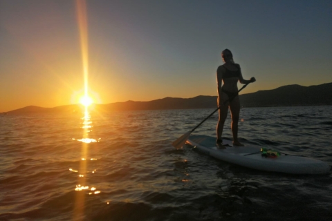Stand Up Paddling Tour bei Sonnenuntergang in Split