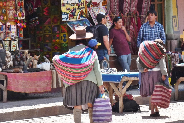 Visita combinada a la ciudad visitando el Mercado de las Ruinas de Pìsac y Sacsayhuaman
