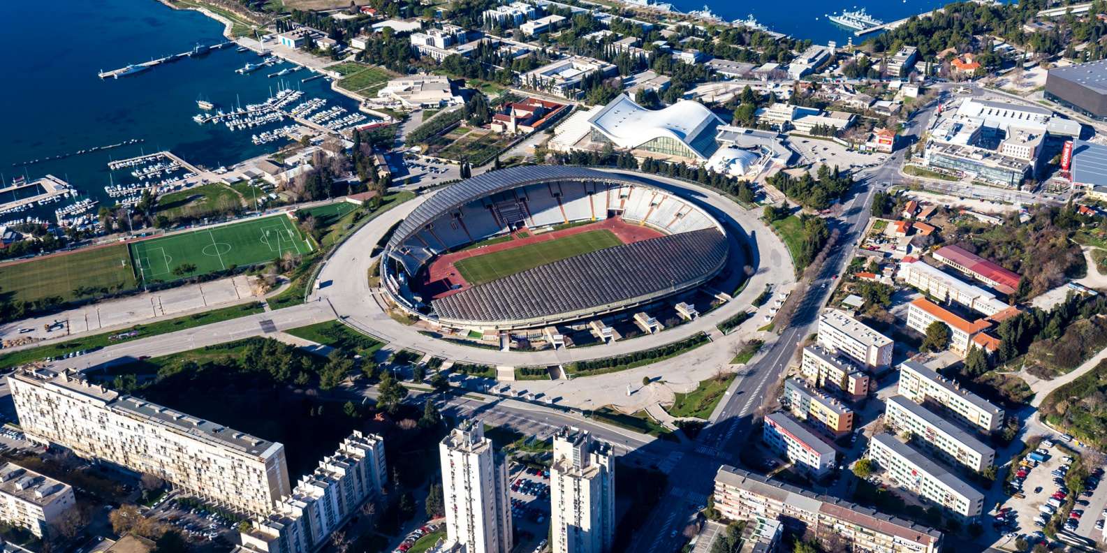 Split Croatia October 1 2023 Stadium Stock Photo 2369285435