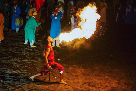 Spettacolo notturno berbero di Agadir Fantazia con cena