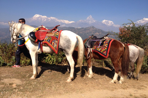 Pokhara: passeio de cavalo e pônei de 2,5 horas na natureza