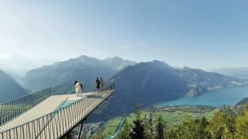 De Zurique: Viagem de um dia a Interlaken e ao mirante Harder Kulm
