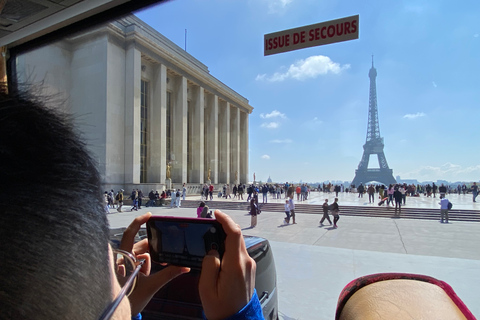 Depuis Londres : Excursion à Paris avec déjeuner à la Tour Eiffel