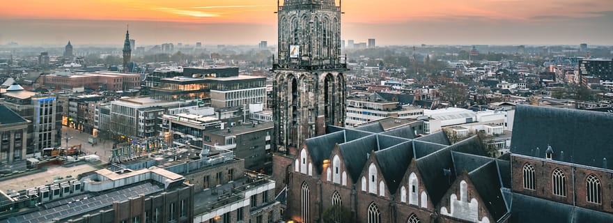 Groningue : Escalade de la tour Martinitower