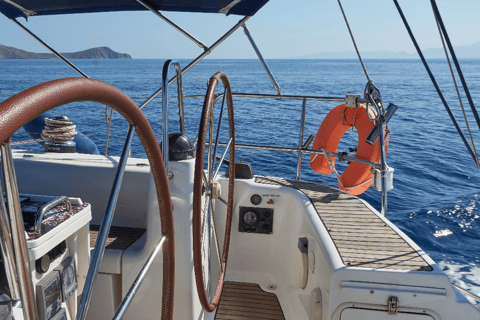 Heraklion: Cruzeiro de barco pela Ilha Dia com mergulho com snorkelExcursão privada de meio dia