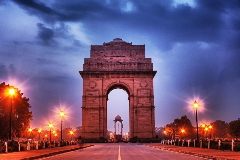 Excursion en voiture le soir à Delhi - 4 heuresVisite nocturne de Delhi - 4 heures
