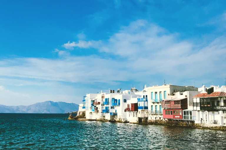 Da Paros: gita di un giorno a Mykonos in catamaranoTour con prelievo