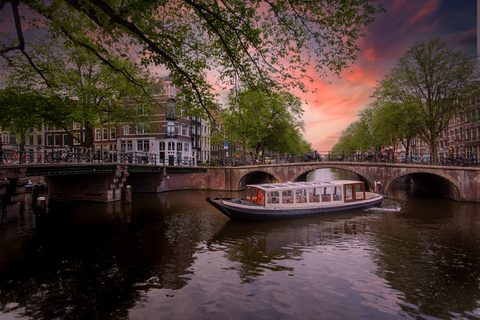 Amsterdam : Croisière classique avec option fromage et vinLieu de rendez-vous à la gare centrale sans fromage ni boissons