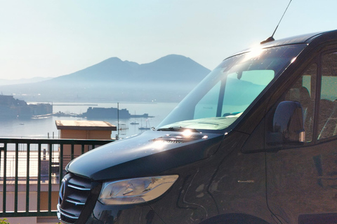 From Naples: Sorrento Transfer, Guided Pompeii Ticket & Tour One way Transfer + Stop in Pompeii 2h