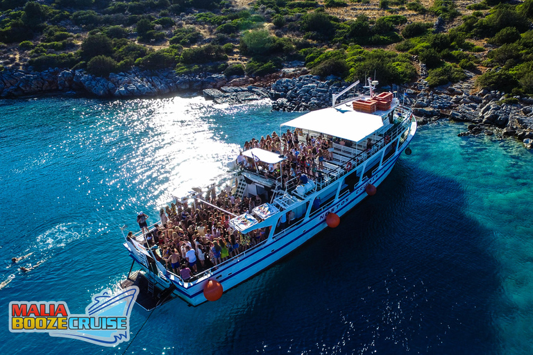 Malia: Booze Cruise Boat Party with Live Dj
