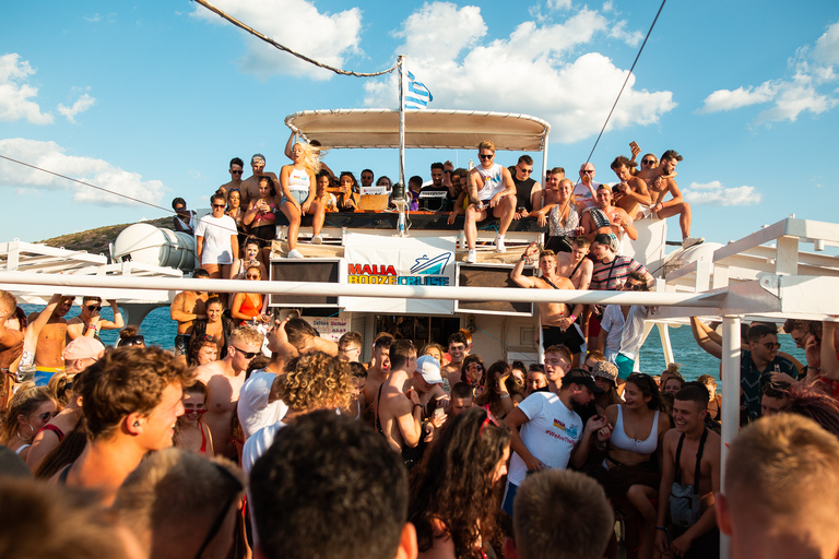 Malia: Booze Cruise Boat Party with Live Dj