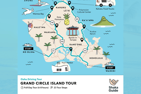 Oahu: viaje por carretera turístico sin conductor