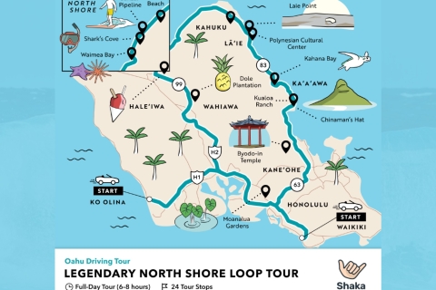Oahu: Self-Drive Sightseeing Road Trip