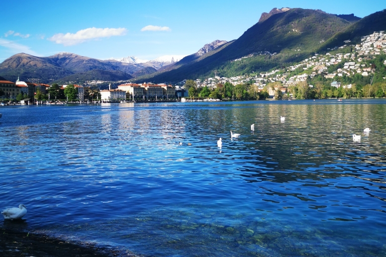 Au départ de Milan : Excursion d'une journée au lac de Côme, dans les Alpes suisses et à LuganoAu départ de Milan : Excursion guidée d'une journée au lac de Côme, dans les Alpes suisses et à Lugano