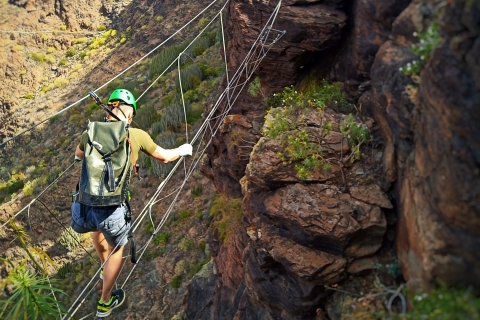 Gran Canaria: via ferrata avontuurlijke reis voor iedereenGran Canaria: via ferrata-avontuur en klimtocht