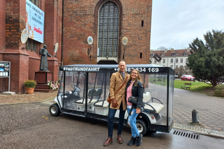 Gdansk : Stadtrundfahrt, Sightseeing, City Tour en voiturette de golfGdansk : Long tour de ville privé Stadtrundfahrt en voiturette de golf