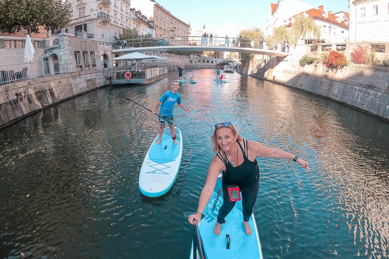 Ljubljana: Stand-Up Paddle Boarding TourLjubljana - Urban SUP Tour
