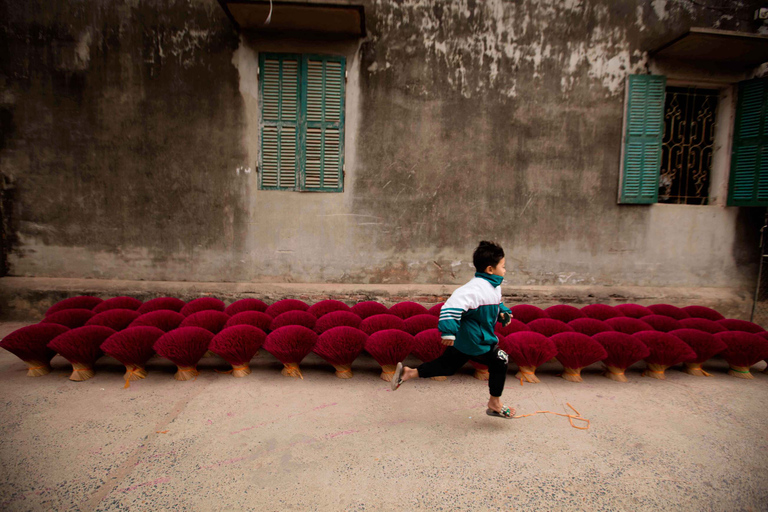 Paseo fotográfico por Hanói: Pueblo del Incienso Quang Phu Cau