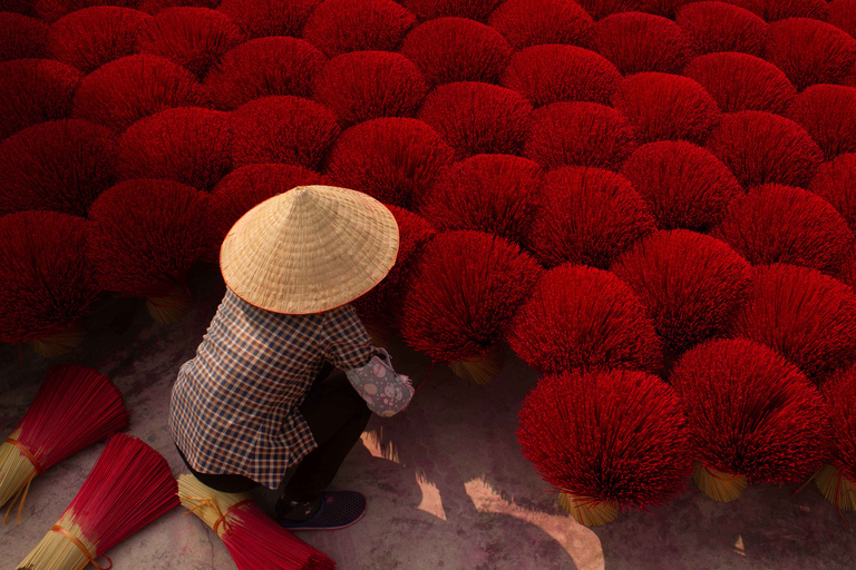 Paseo fotográfico por Hanói: Pueblo del Incienso Quang Phu Cau