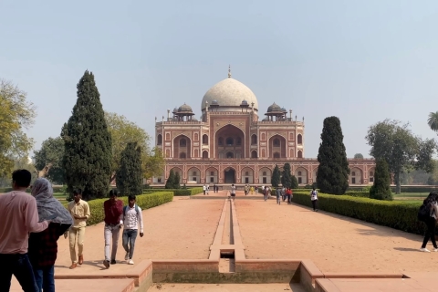 Delhi: Alt- und Neu-Delhi Stadt Privat geführte TagestourTour mit Mittagessen, Eintrittskarten, Privatwagen, Rikscha und Reiseführer