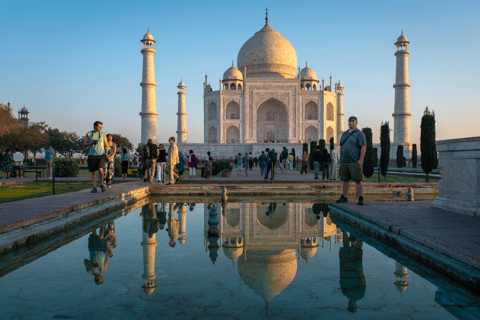 Sunrise Taj Mahal and Agra Fort Private Tour From Delhi Tour without Entrance fees and Lunch