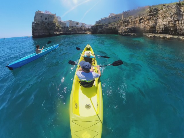 Visit Polignano a Mare Guided Kayak Tour in Fasano