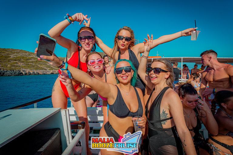 Malia: Booze Cruise Boat Party with Live Dj