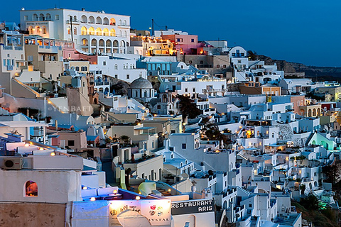 Da Heraklion/Rethymno: crociera a Santorini con prelievo