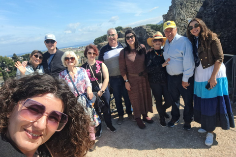 La visite guidée de l'ancienne Pompéi