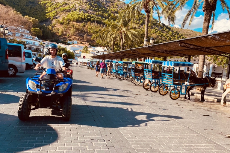 Málaga : 2 heures d'excursion guidée en quad biplace hors route à MijasMálaga : Aventure guidée en quad dans les montagnes de Mijas