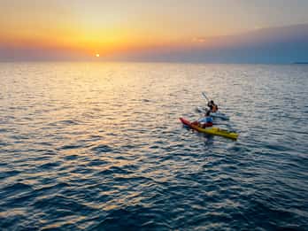 Poreč: Sea Kayaking Sunset Tour