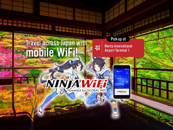 Tokyo: Mobile WiFi Router with Pickup from Narita Airport T1